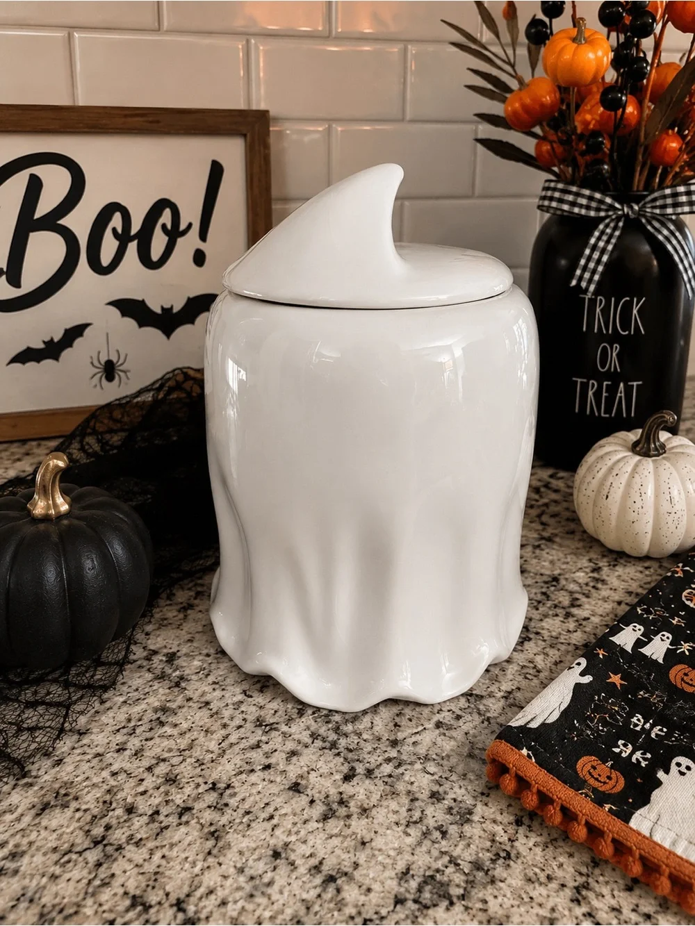 Whimsical Cupboard by 10 Strawberry Street Ghost Canister